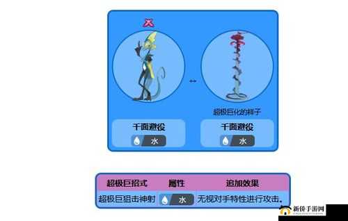 宝可梦剑盾：千面避役超极巨化的奥秘与特性详解