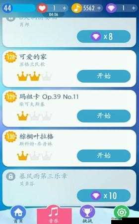 钢琴块大师赛开启等级解析与无法参与最高级别大师赛的原因探讨