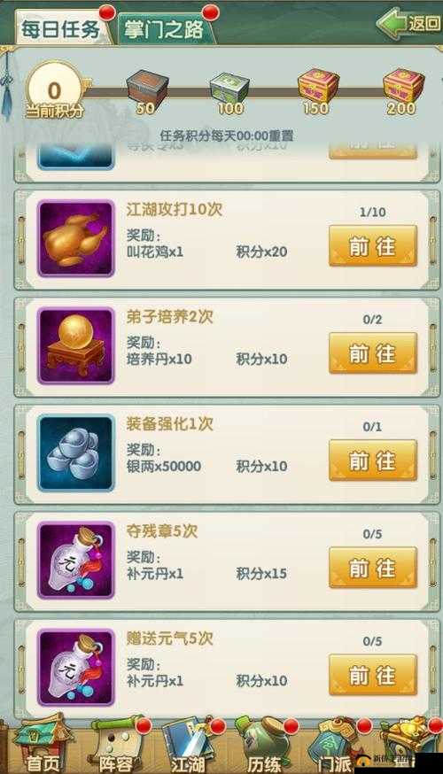 大掌门升级之路：暴发户式寻宝秘籍