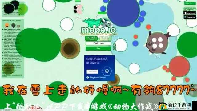 Mope.io 电脑版操作与动物进化玩法全解析之动物大作战秘籍