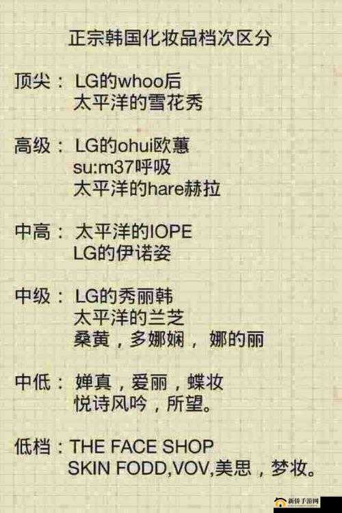 日韩国品产品区别是什么：材质、设计、价格