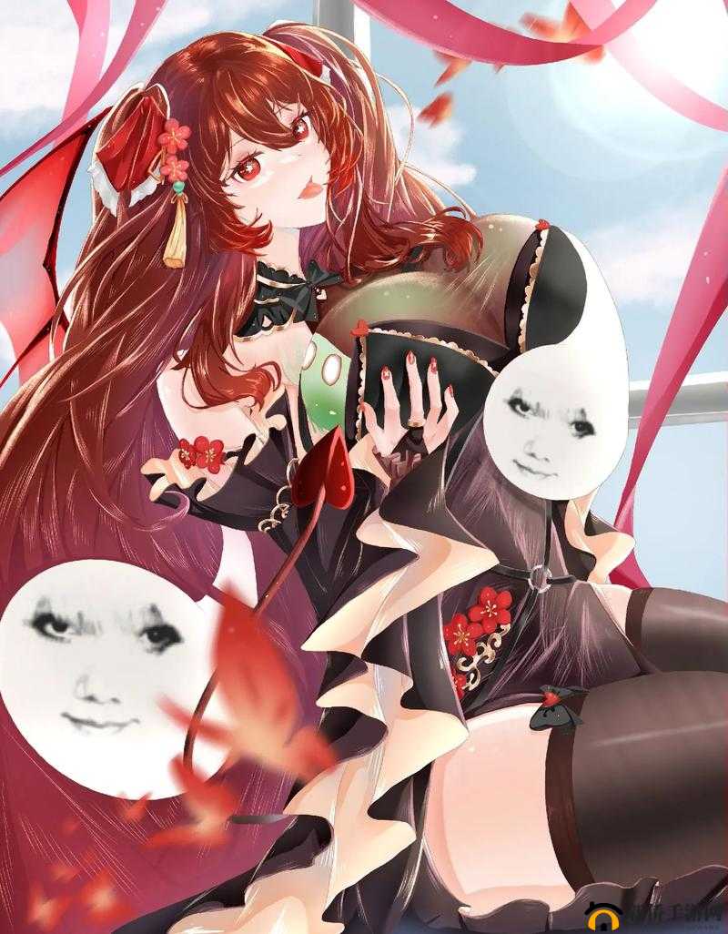 胡桃吃史莱姆后肚子变大啦
