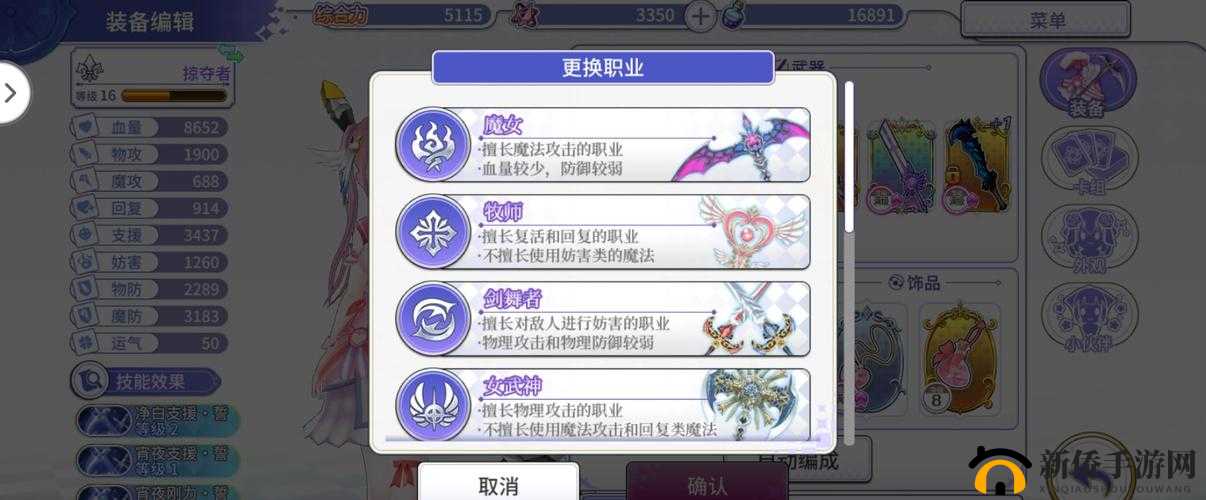 纯白魔女新手职业选择指南：深度解析职业特性，助力你的成长之路心得分享