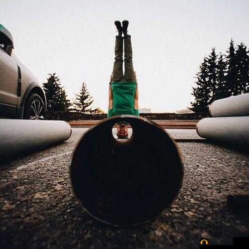 把自己看立的照片：独特的瞬间