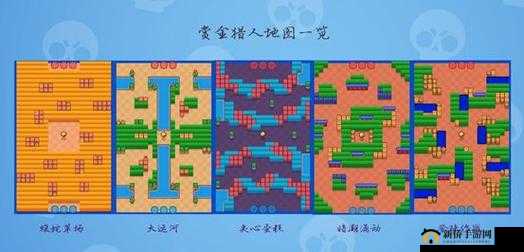 《荒野乱斗》赏金猎人模式地图解析