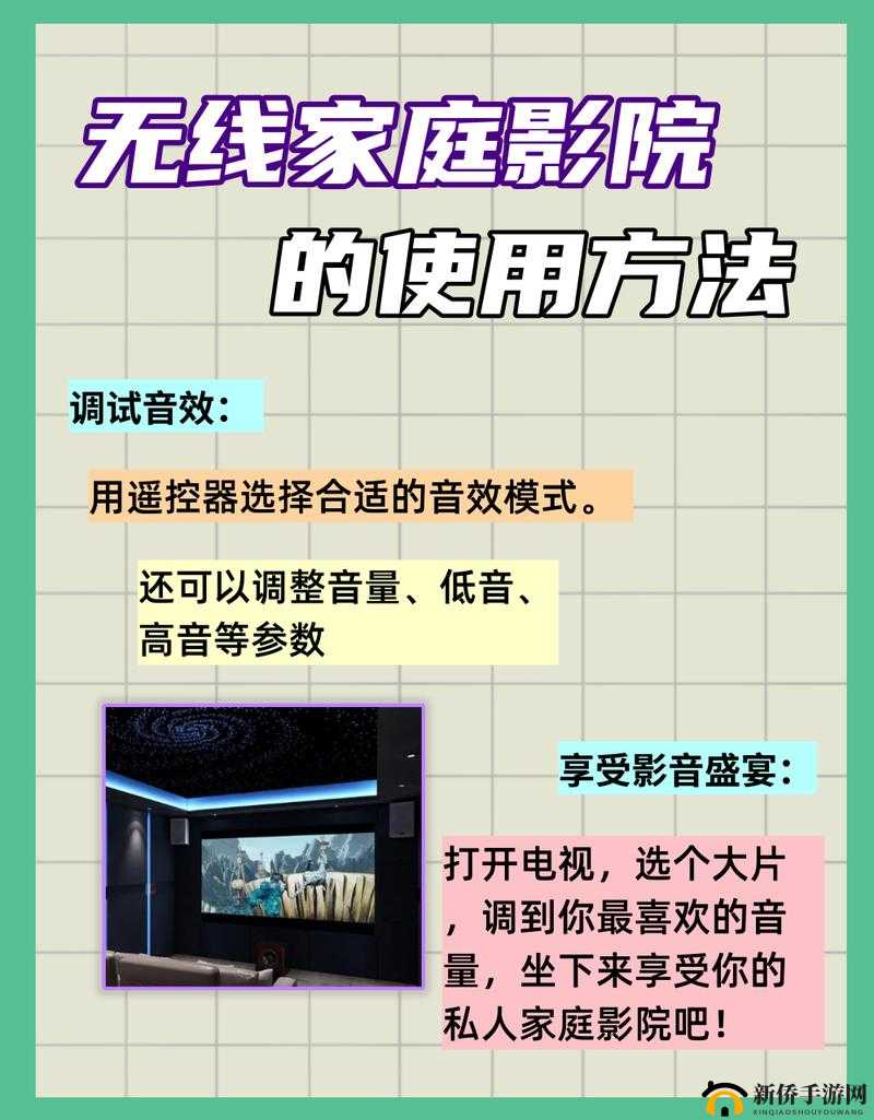 大尺寸无线家庭影院怎么用：使用教程