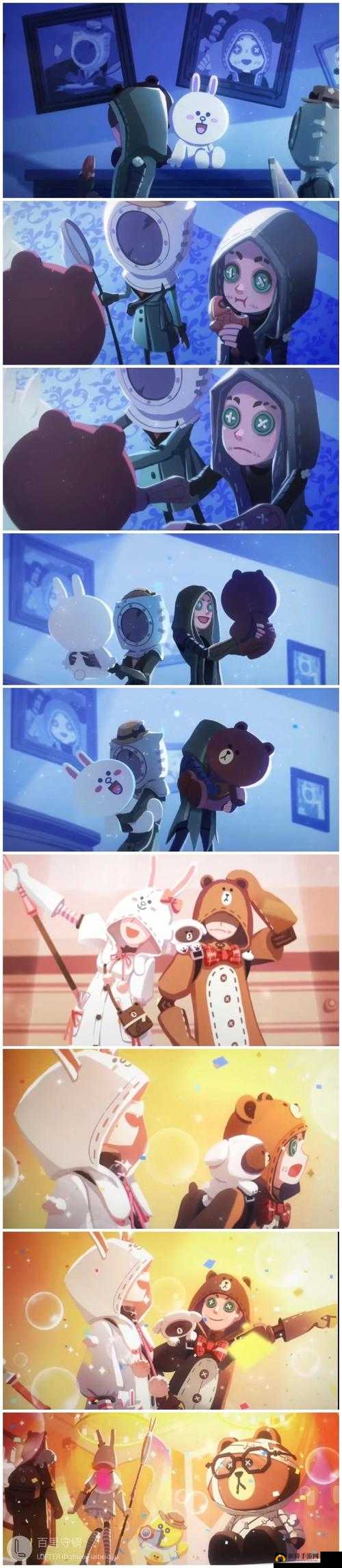 第人格布朗熊与可妮兔联动皮肤览