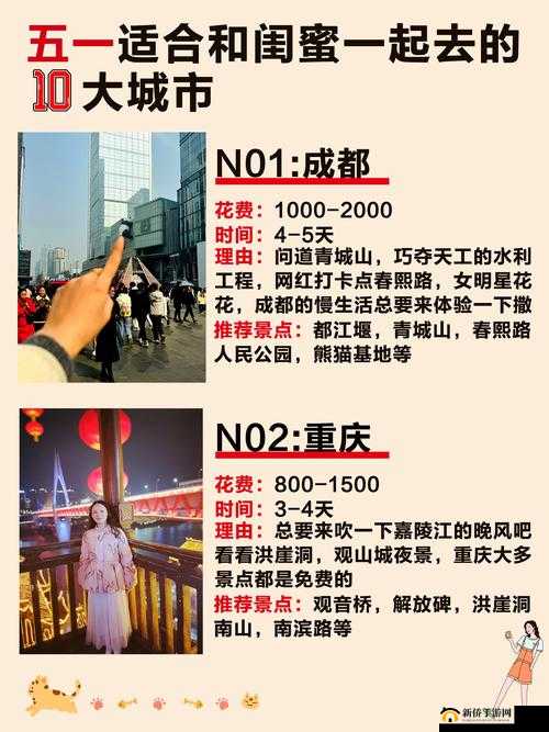 国内五一假期十大热门旅游城市出炉：热门城市全知晓