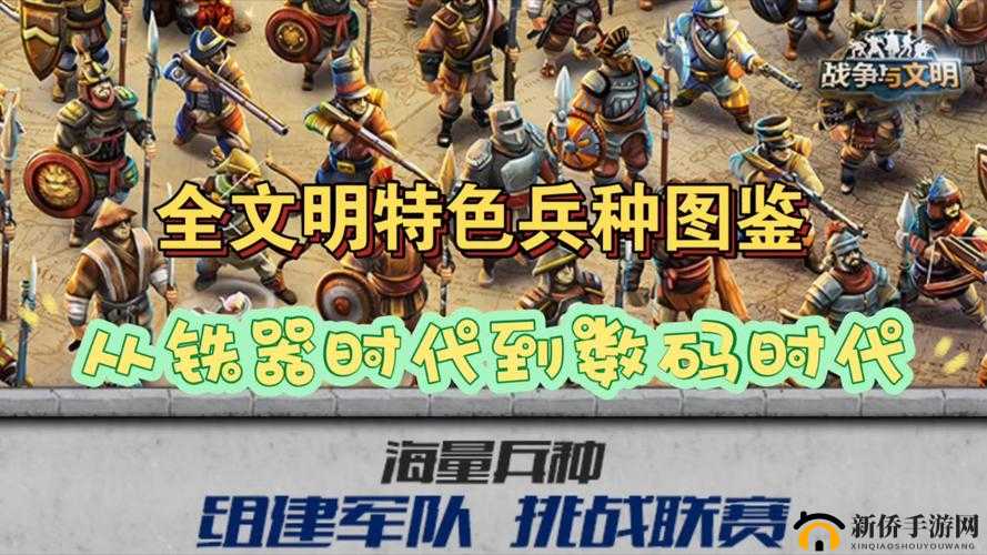 战争与文明，全面解析兵种特性，为您推荐最优兵种选择策略