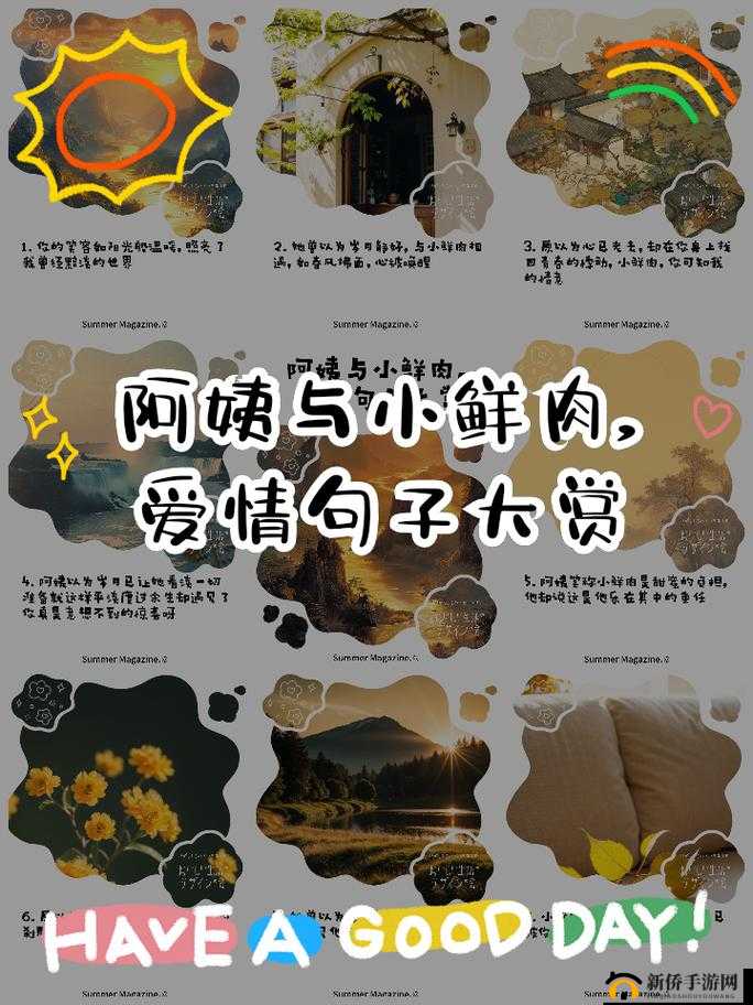 老阿姨喜欢小鲜肉用哪些词来形容呢