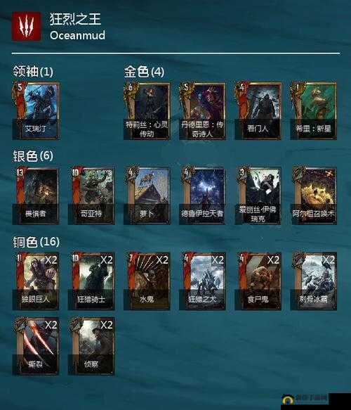 巫师之昆特牌环境卡组深度解析，艾瑞汀冰霜天气怪物构筑推荐