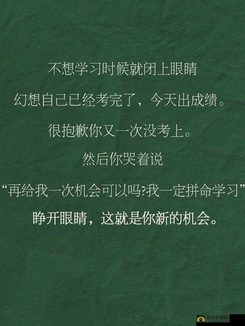 考试不好：不想当坐便器，就赶紧去学习