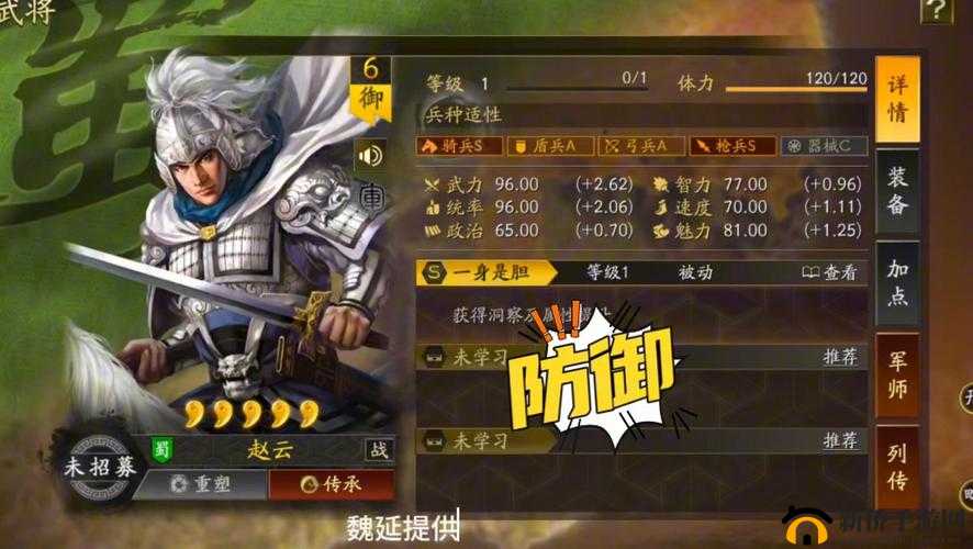 三国名将赵云实战精髓，解析其最实用且高效的作战技巧与策略