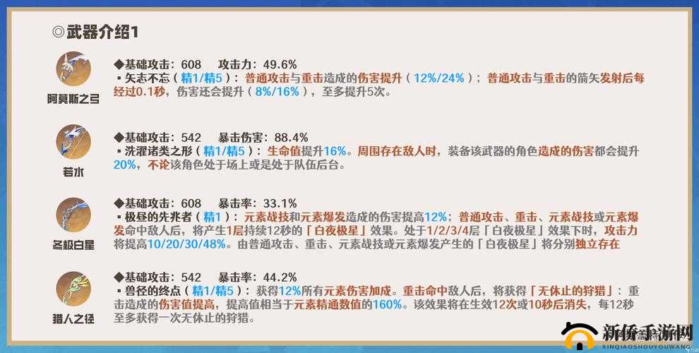 原神手游中甘雨的最佳武器选择及搭配策略全解析