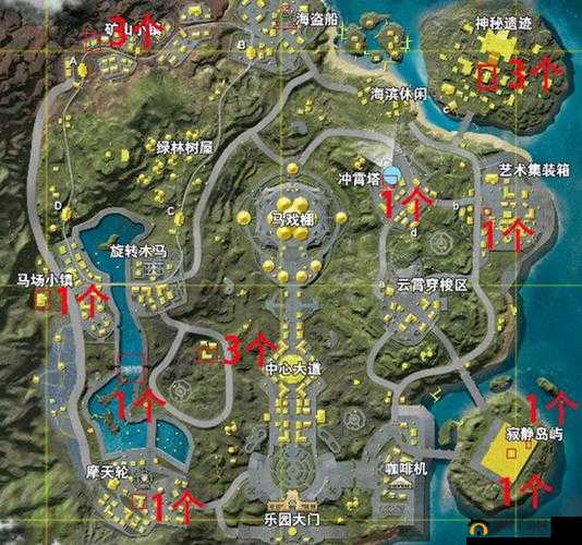 荒野行动，如何找到所有杰克宝箱，解锁宝箱发现者成就？