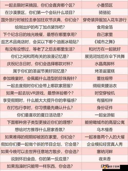 恋与制作人中央城堡全攻略揭秘，默契答题题库答案你答对了吗？