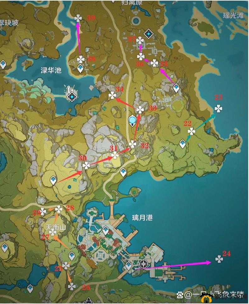 瑶光星影究竟藏在哪？瑶光滩17个陨星碎屑位置图示全揭秘？