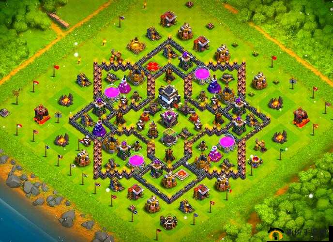 COC部落冲突9本最强布阵如何保资源？揭秘其演变史，此阵真无敌？